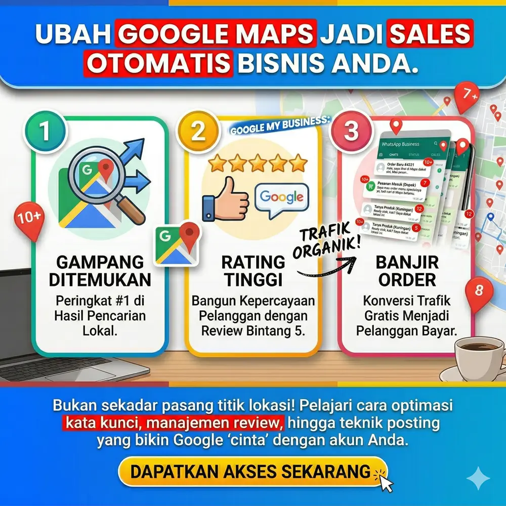 BATCH 2  : ZOOM 📍 GOGLE MAPS PROFIT SYSTEM  - Tgl 10 April 