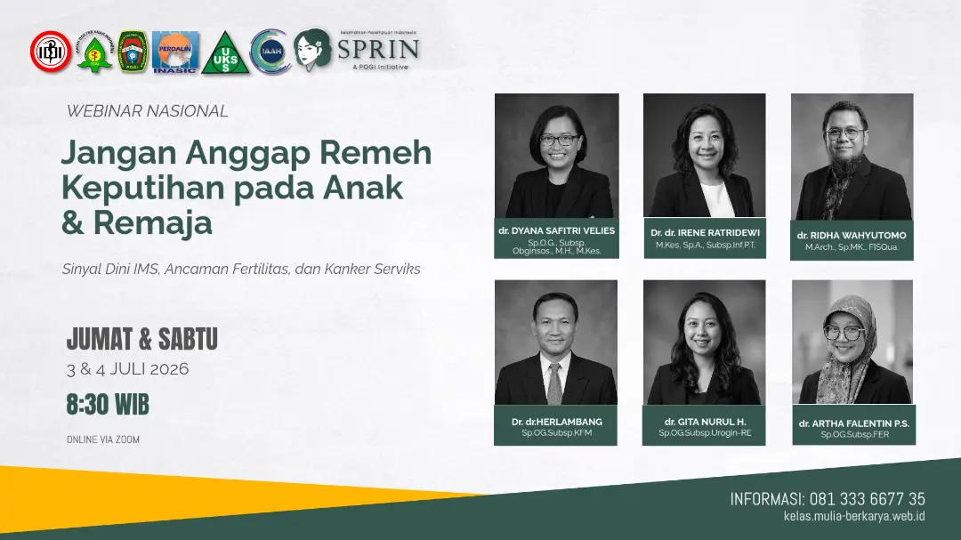 Jangan Anggap Remeh Keputihan pada Anak & Remaja